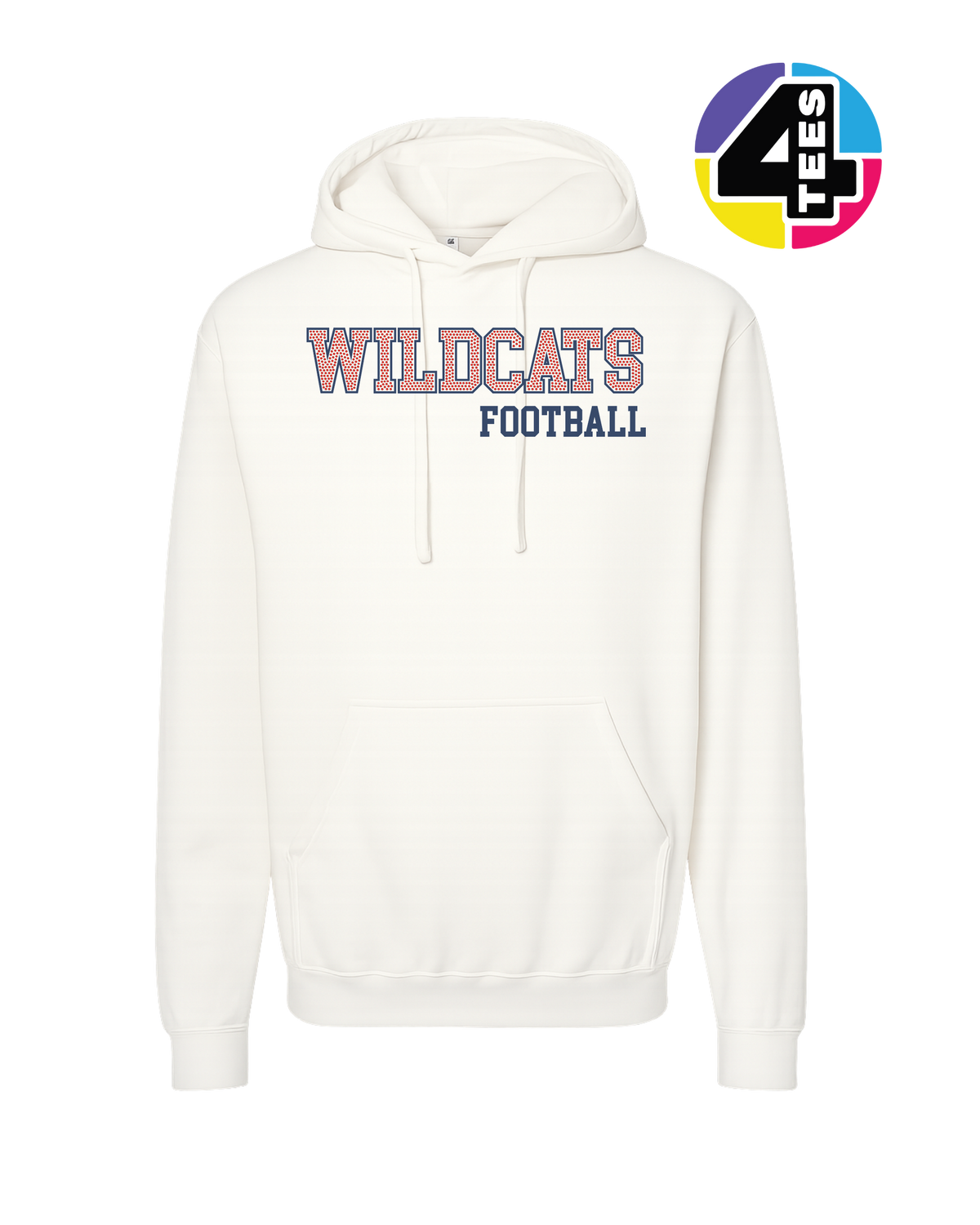Wildcats Spangle Football Hoodie