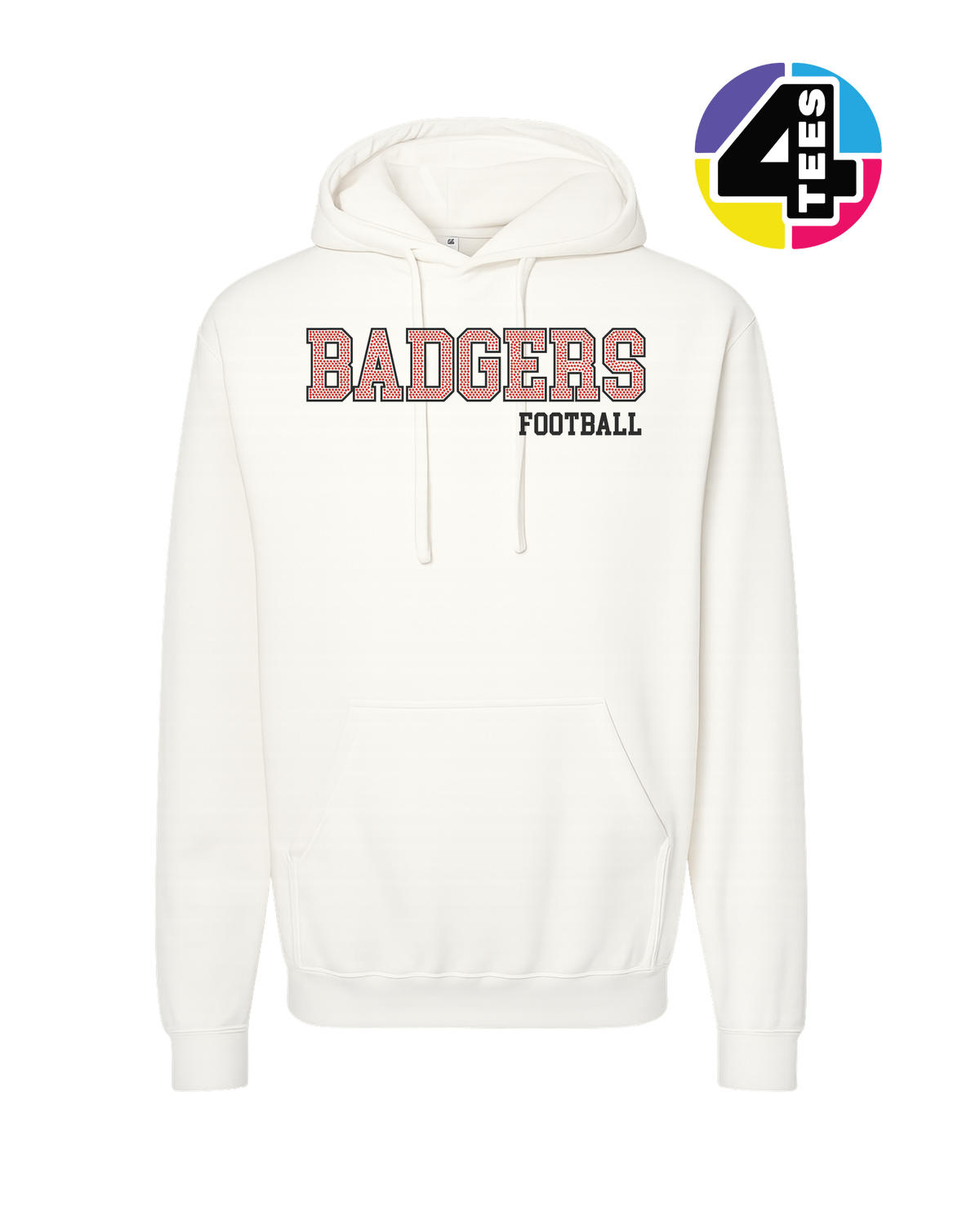 Badgers Spangle Football Hoodie