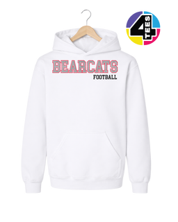 Bearcats Spangle Football Youth Hoodie