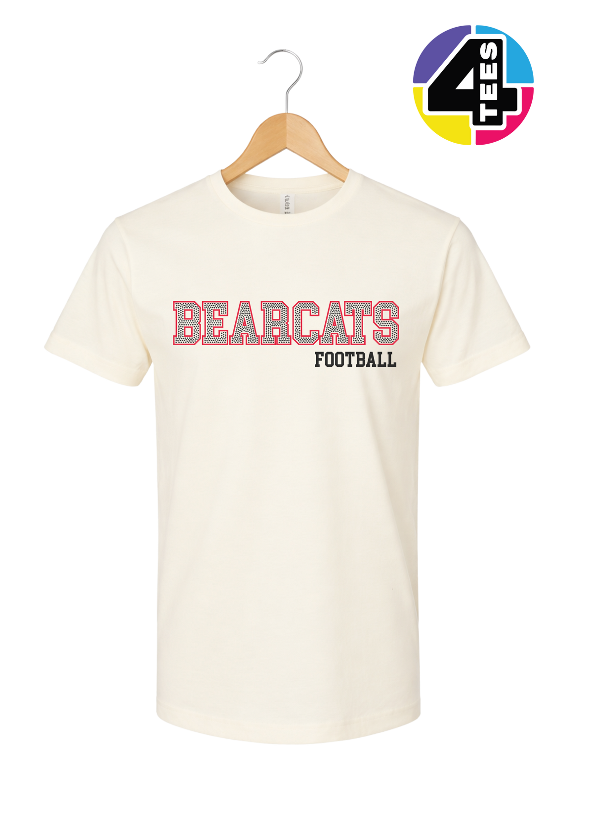 Bearcats Spangle Football Tee
