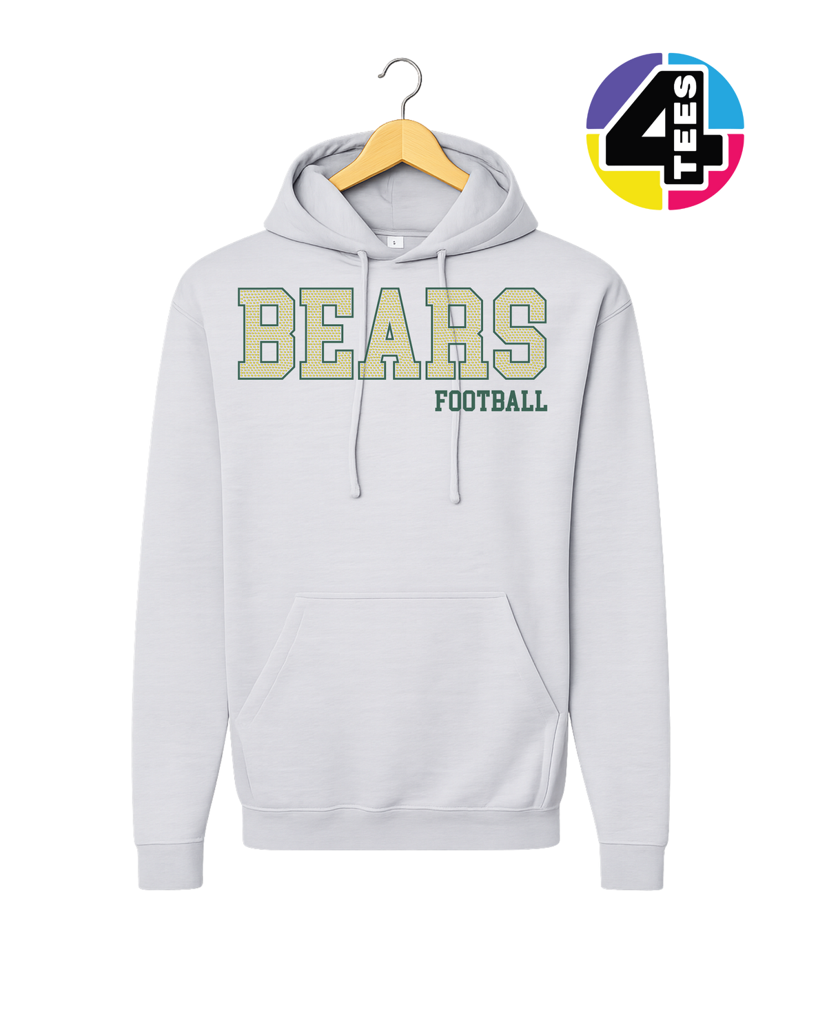 Bears Spangle Football Hoodie