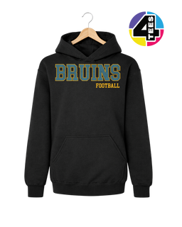 Bruins Spangle Football Youth Hoodie