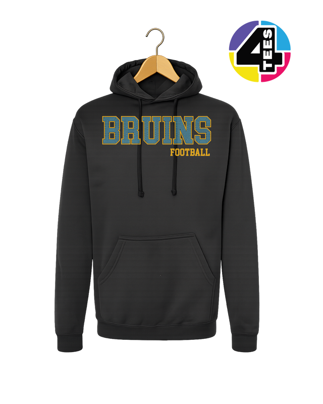 Bruins Spangle Football Hoodie