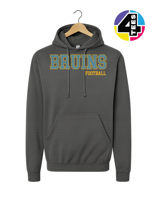 Bruins Spangle Football Hoodie