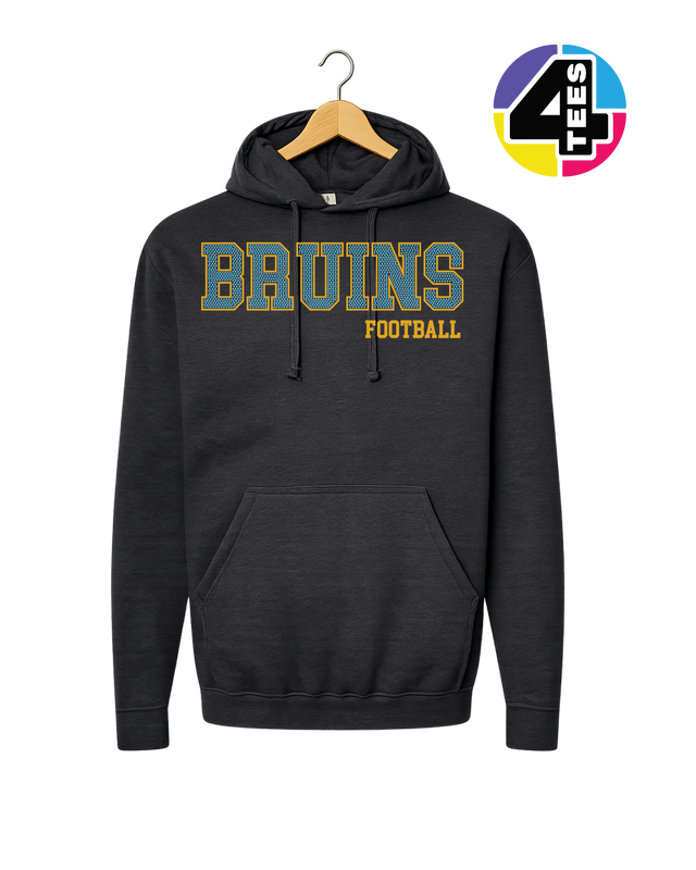 Bruins Spangle Football Hoodie