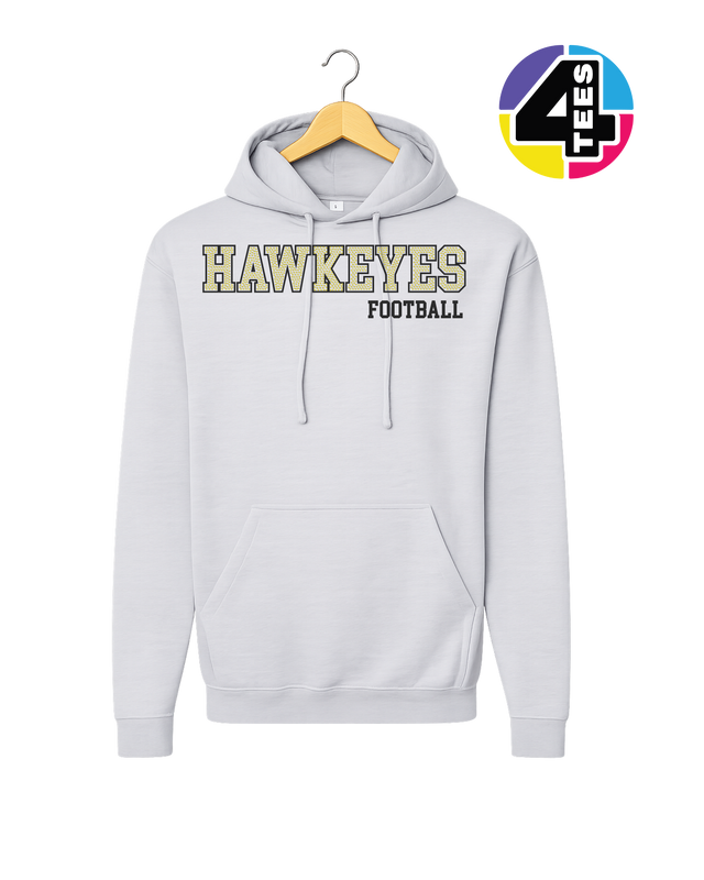 Hawkeyes Spangle Football Hoodie