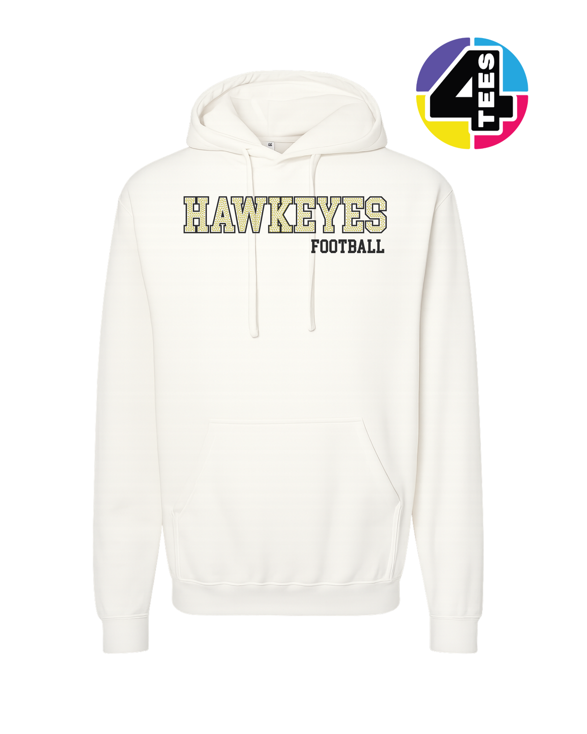 Hawkeyes Spangle Football Hoodie