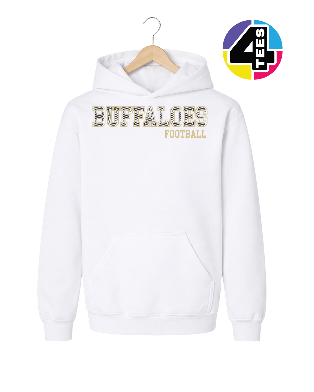 Buffaloes Spangle Football Youth Hoodie