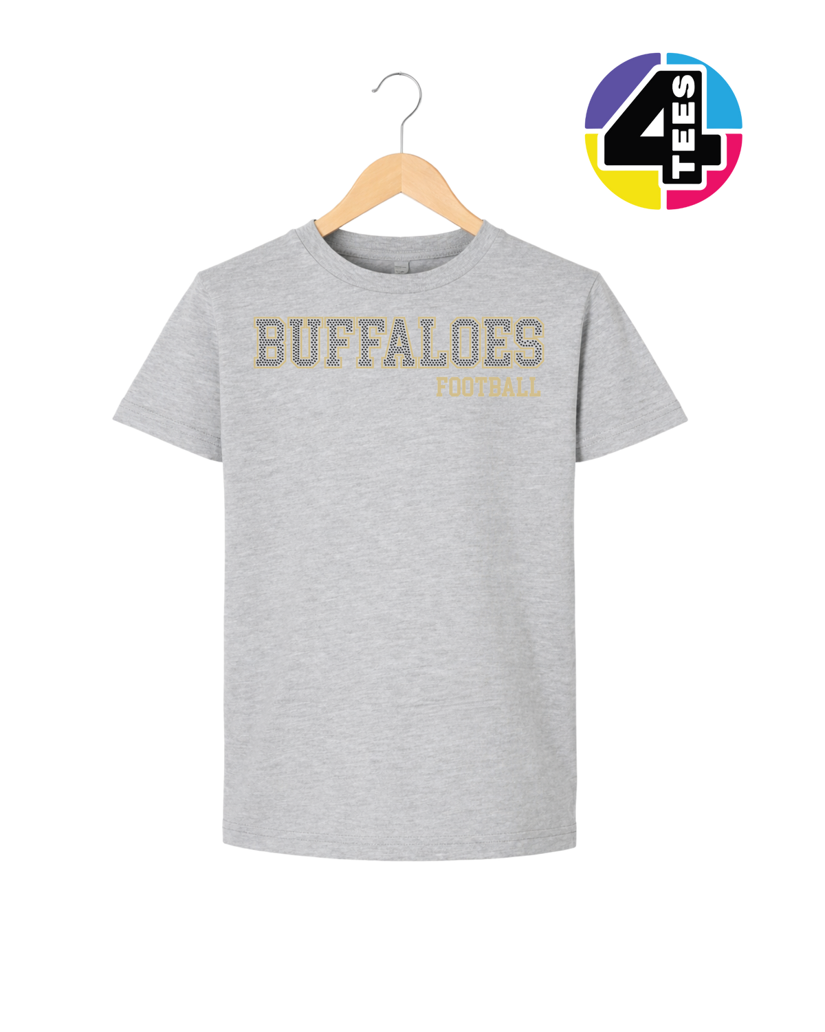 Buffaloes Spangle Football Youth Tee