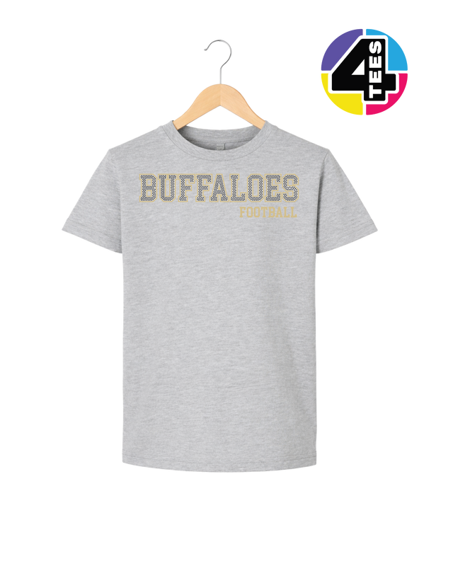 Buffaloes Spangle Football Youth Tee