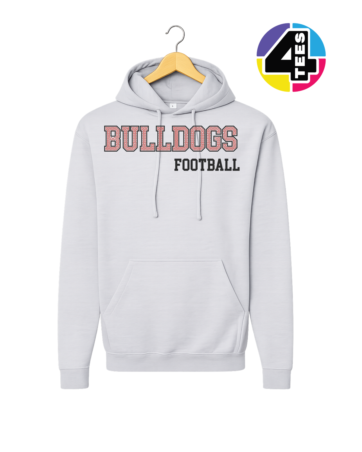 Bulldogs Spangle Football Hoodie