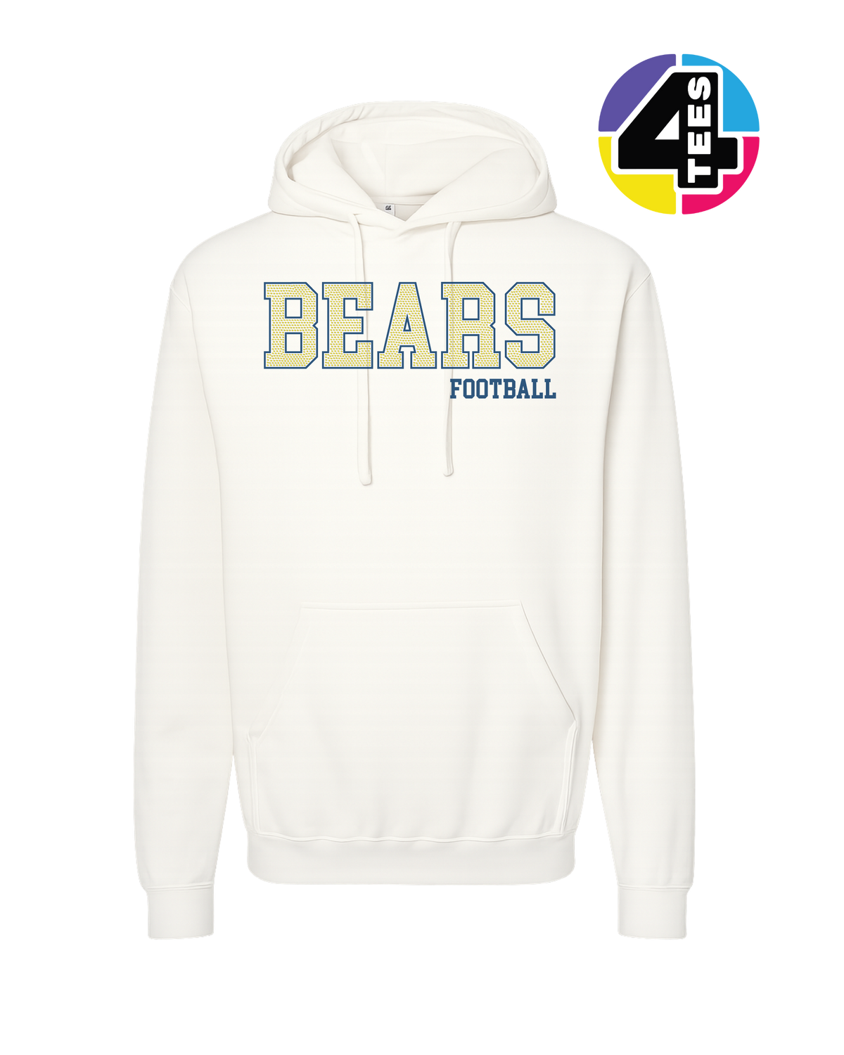 Bears Spangle Football Hoodie