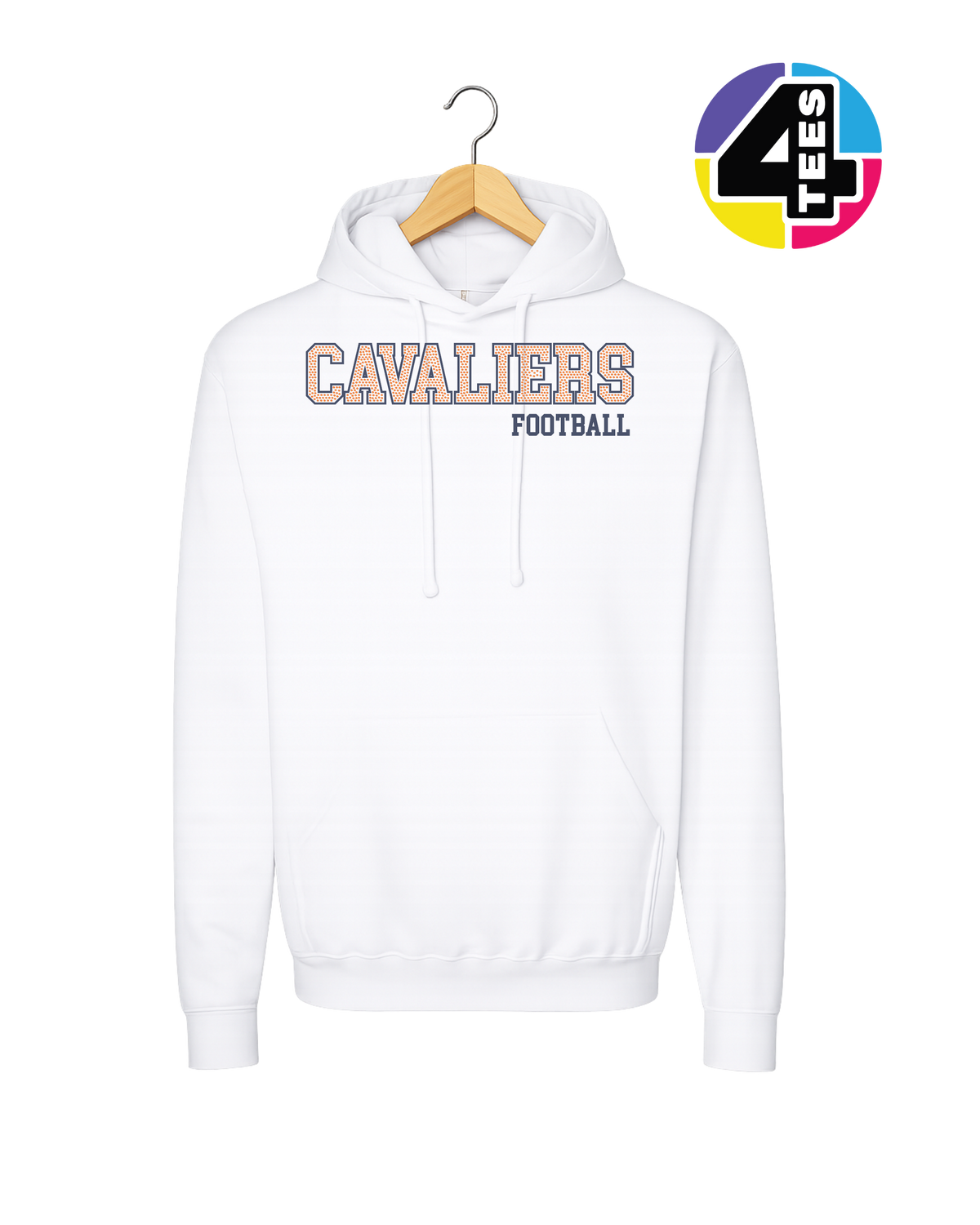 Cavaliers Spangle Football Hoodie
