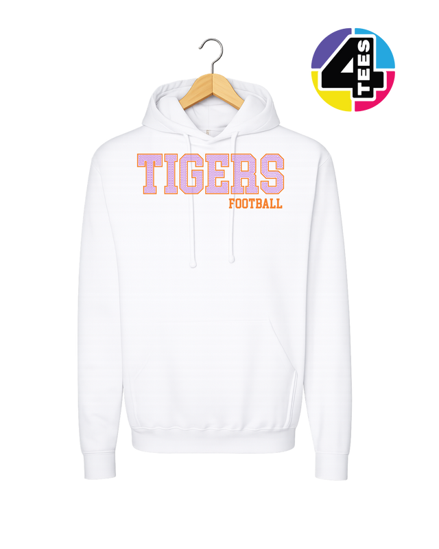 Tigers Spangle Football Hoodie