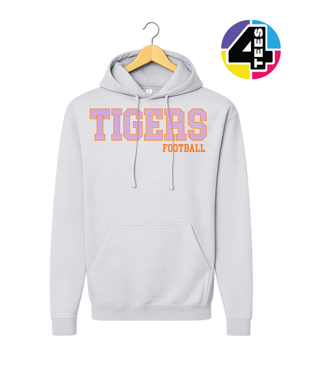 Tigers Spangle Football Hoodie