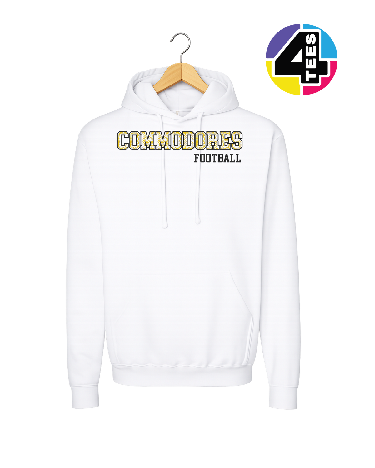 Commodores Spangle Football Hoodie