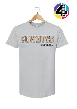 Cowboys Spangle Football Tee
