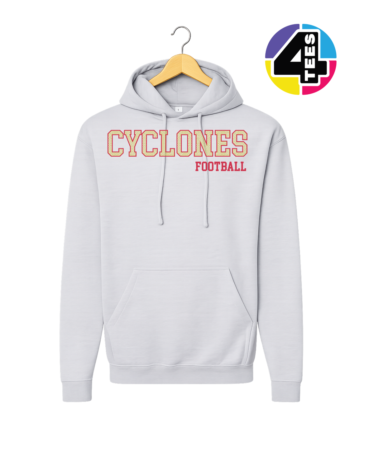 Cyclones Spangle Football Hoodie