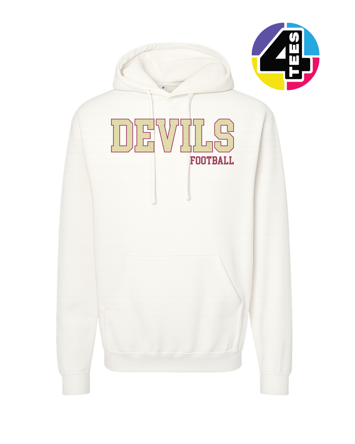 Devils Spangle Football Hoodie