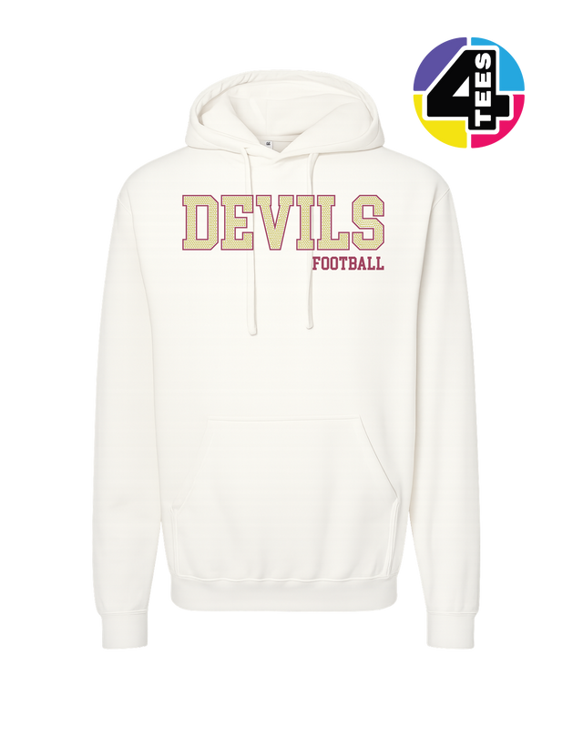 Devils Spangle Football Hoodie