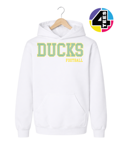 Ducks Spangle Football Youth Hoodie