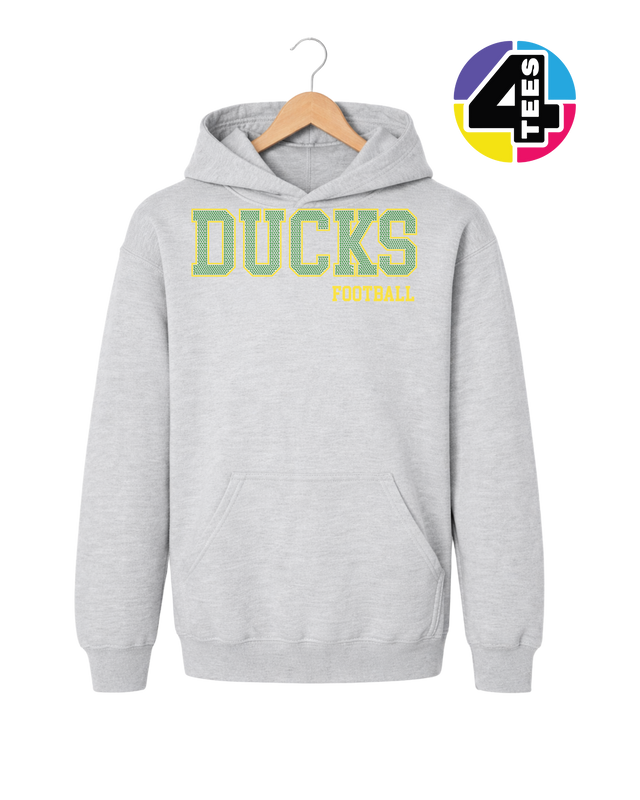 Ducks Spangle Football Youth Hoodie
