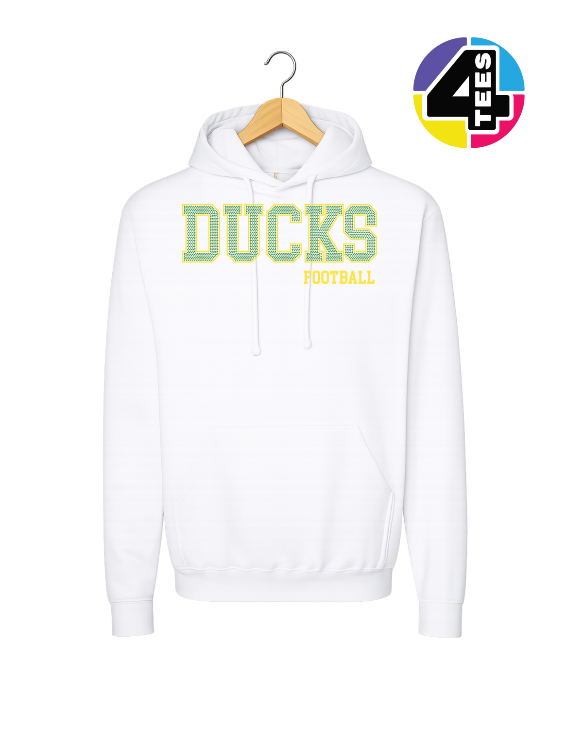 Ducks Spangle Football Hoodie