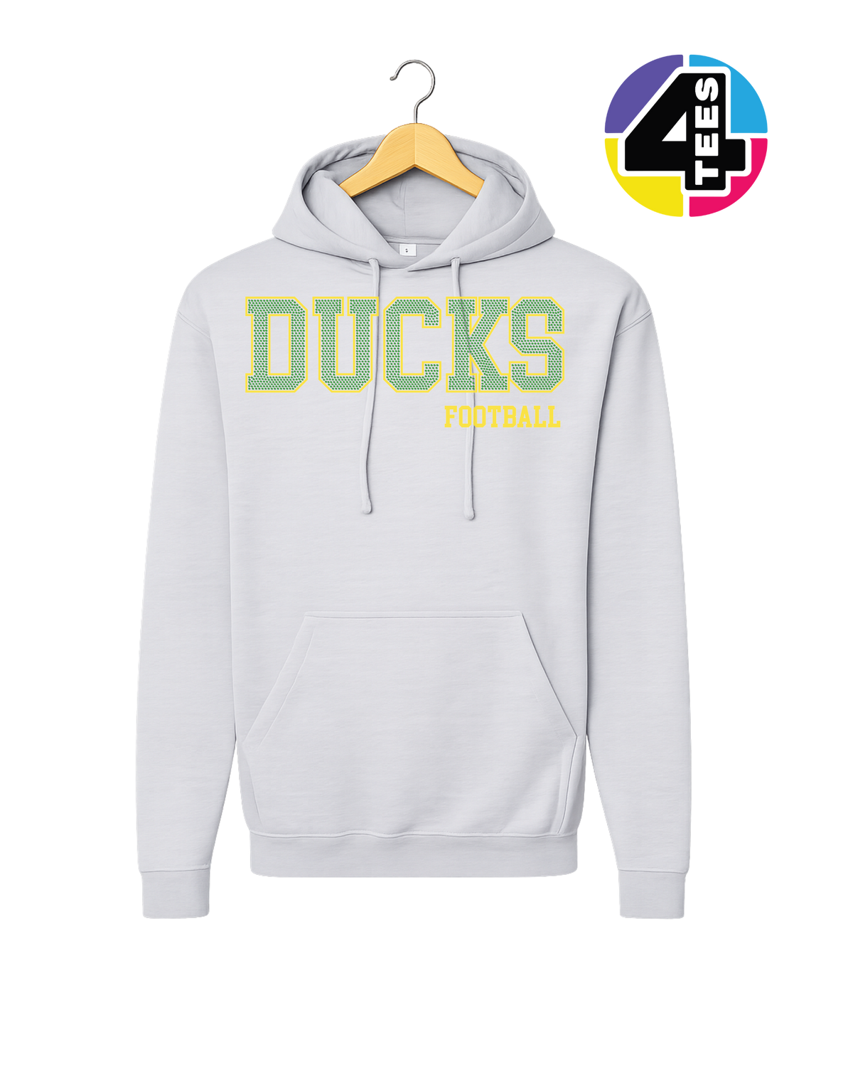 Ducks Spangle Football Hoodie