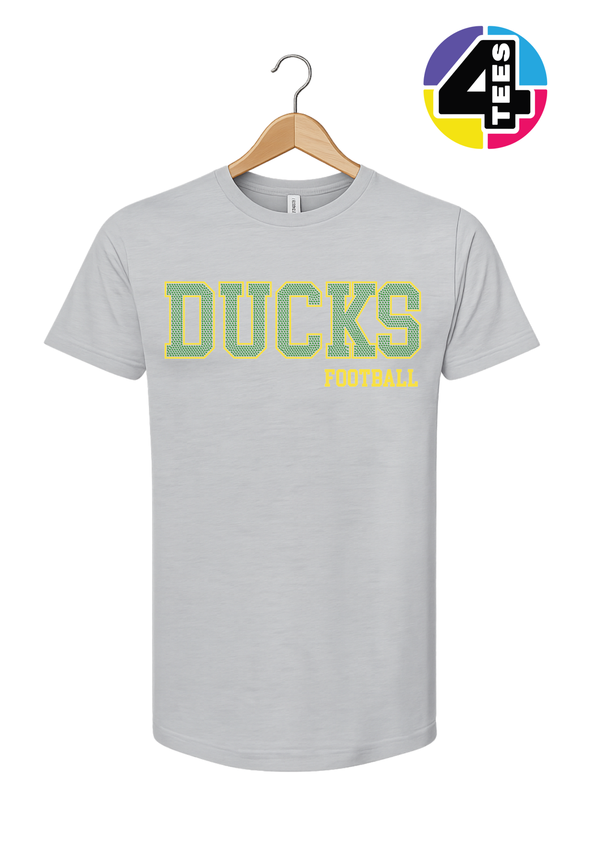 Ducks Spangle Football Tee