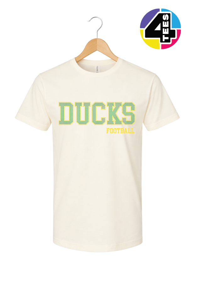 Ducks Spangle Football Tee