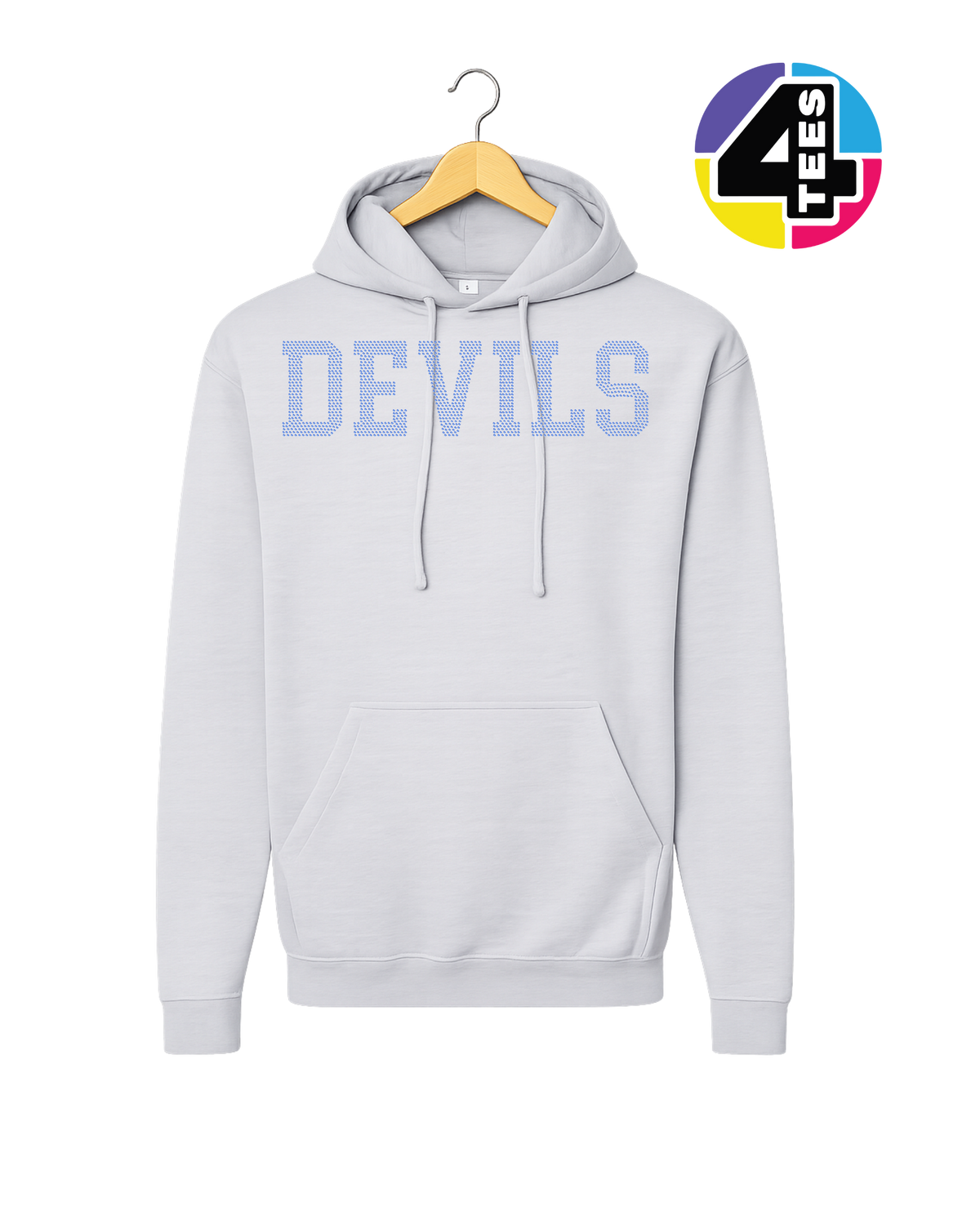 Devils Spangle Football Hoodie