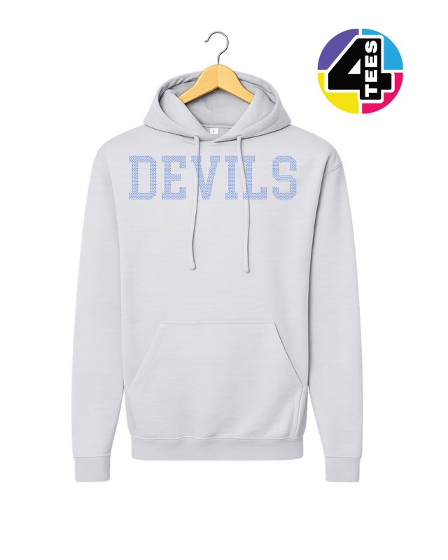 Devils Spangle Football Hoodie
