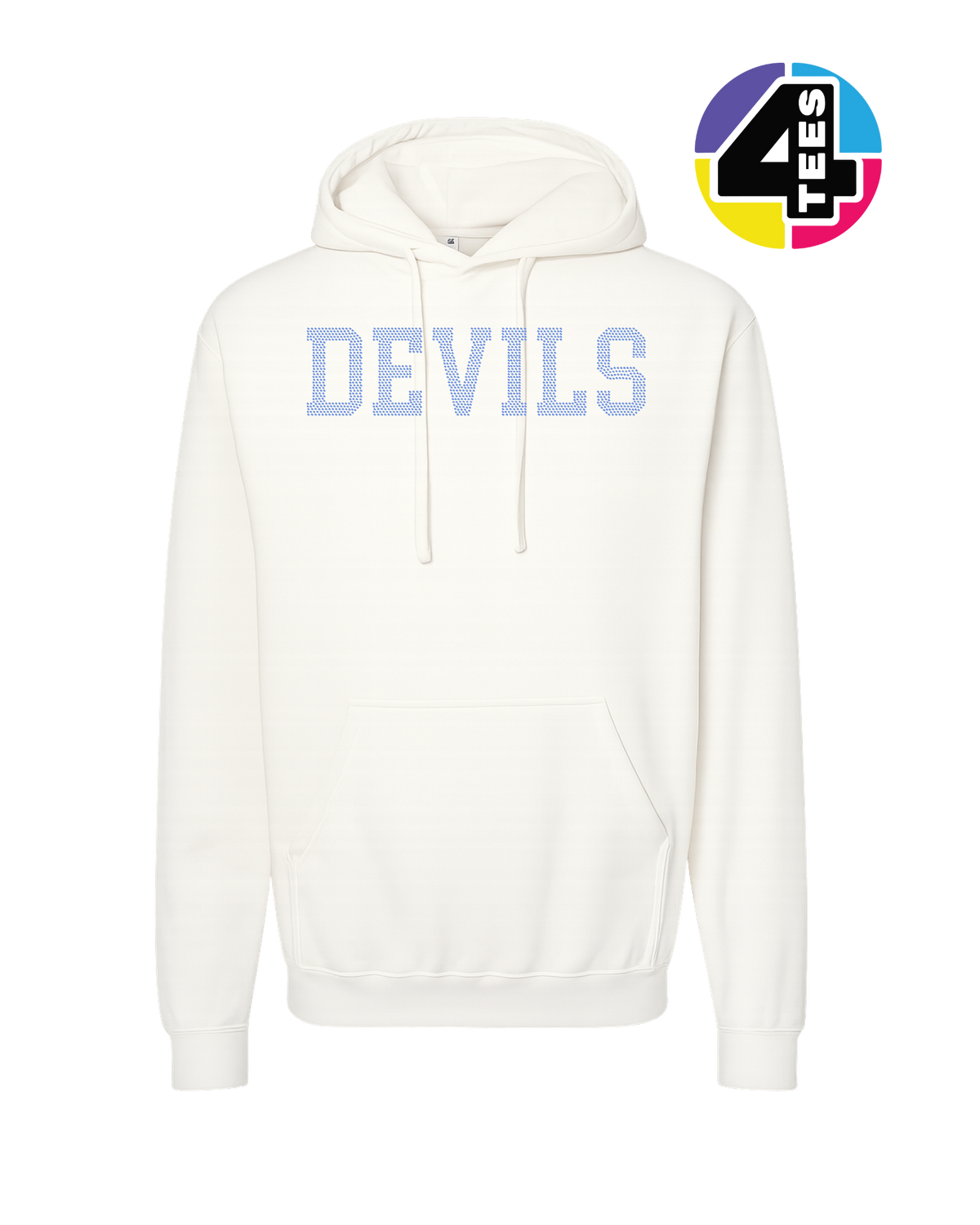 Devils Spangle Football Hoodie