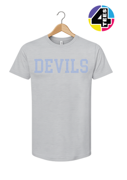 Devils Spangle Football Tee