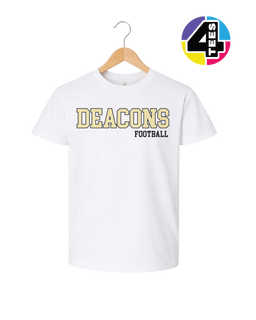 Deacons Spangle Football Youth Tee