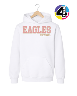 Eagles Spangle Football Youth Hoodie