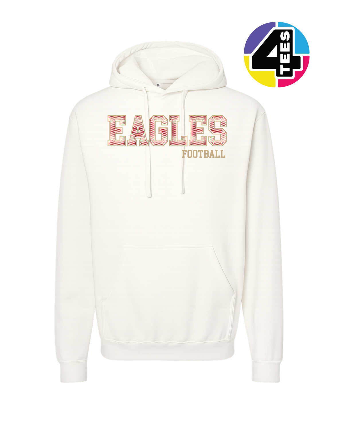 Eagles Spangle Football Hoodie