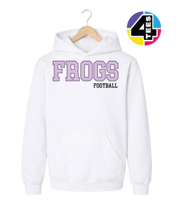 Frogs Spangle Football Youth Hoodie
