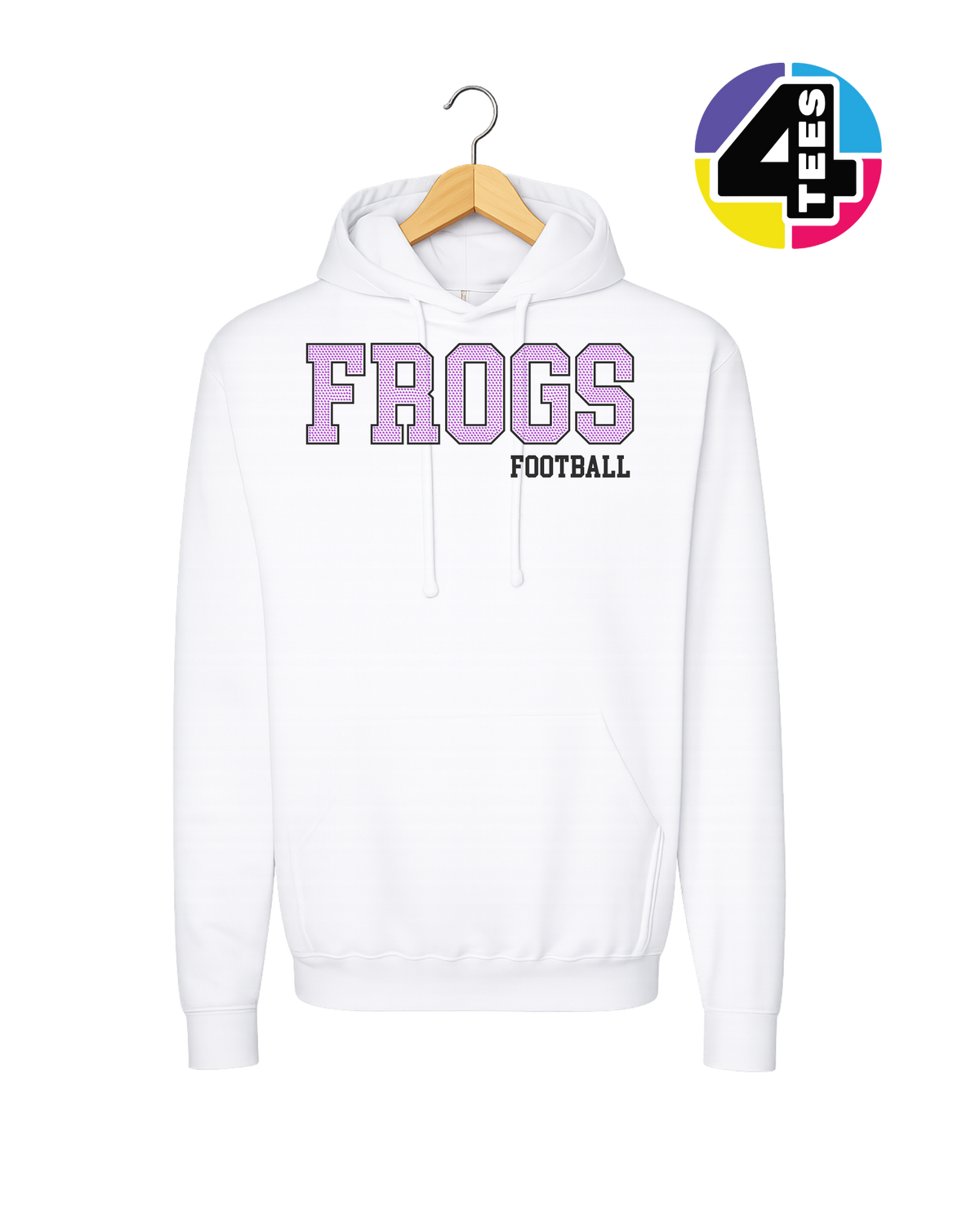 Frogs Spangle Football Hoodie