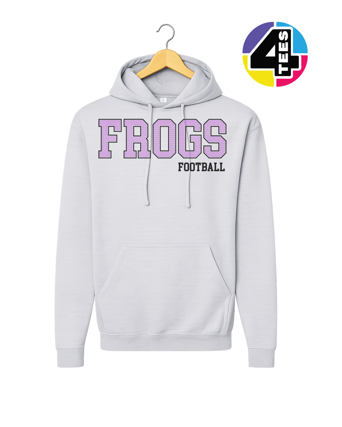 Frogs Spangle Football Hoodie