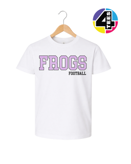 Frogs Spangle Football Youth Tee