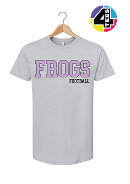 Frogs Spangle Football Tee