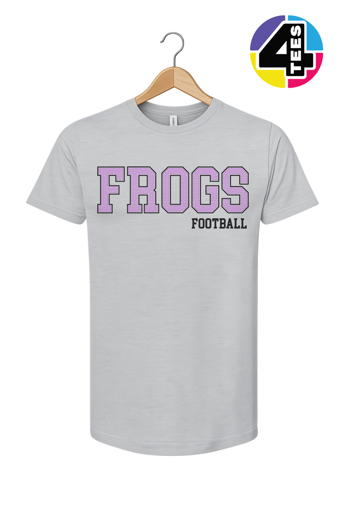 Frogs Spangle Football Tee