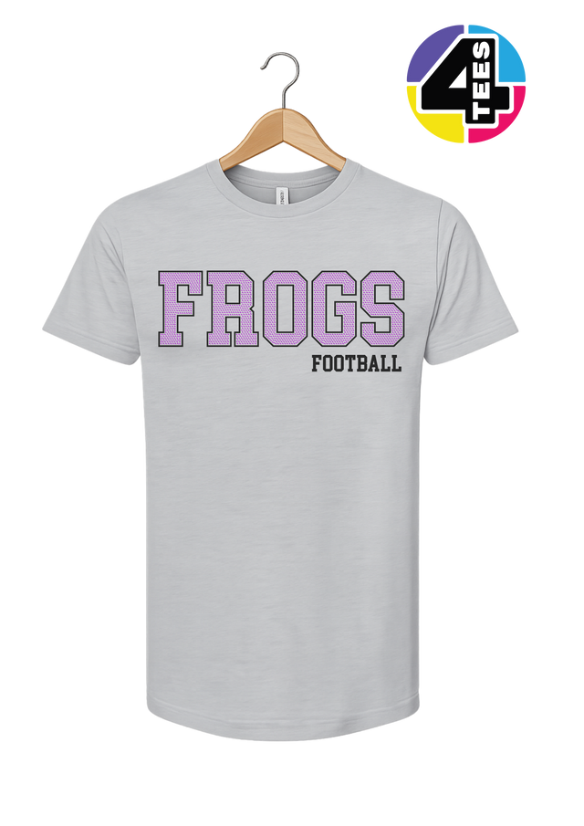 Frogs Spangle Football Tee