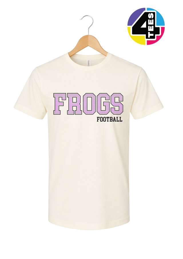 Frogs Spangle Football Tee