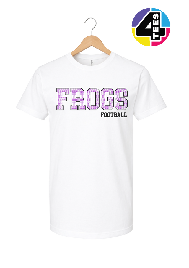 Frogs Spangle Football Tee