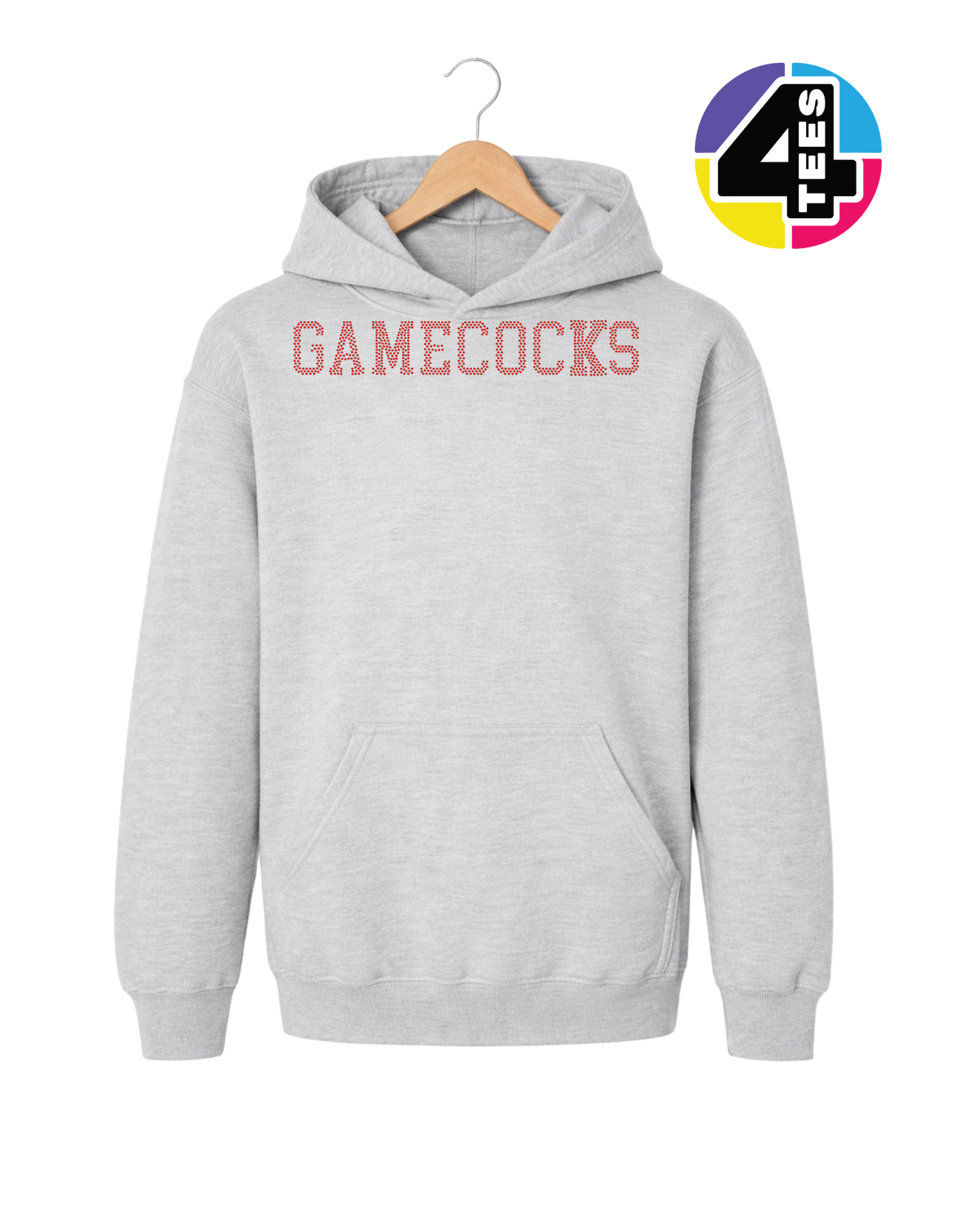 Gamecocks Spangle Football Youth Hoodie
