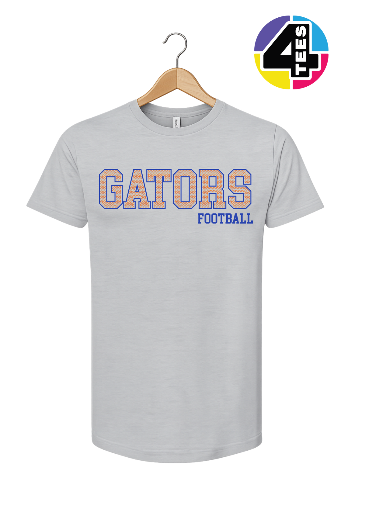 Gators Spangle Football Tee