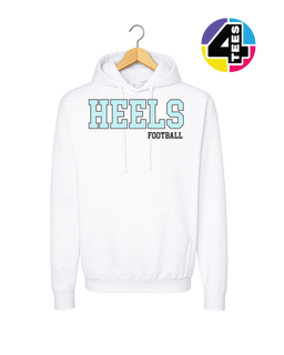 Heels Spangle Football Hoodie