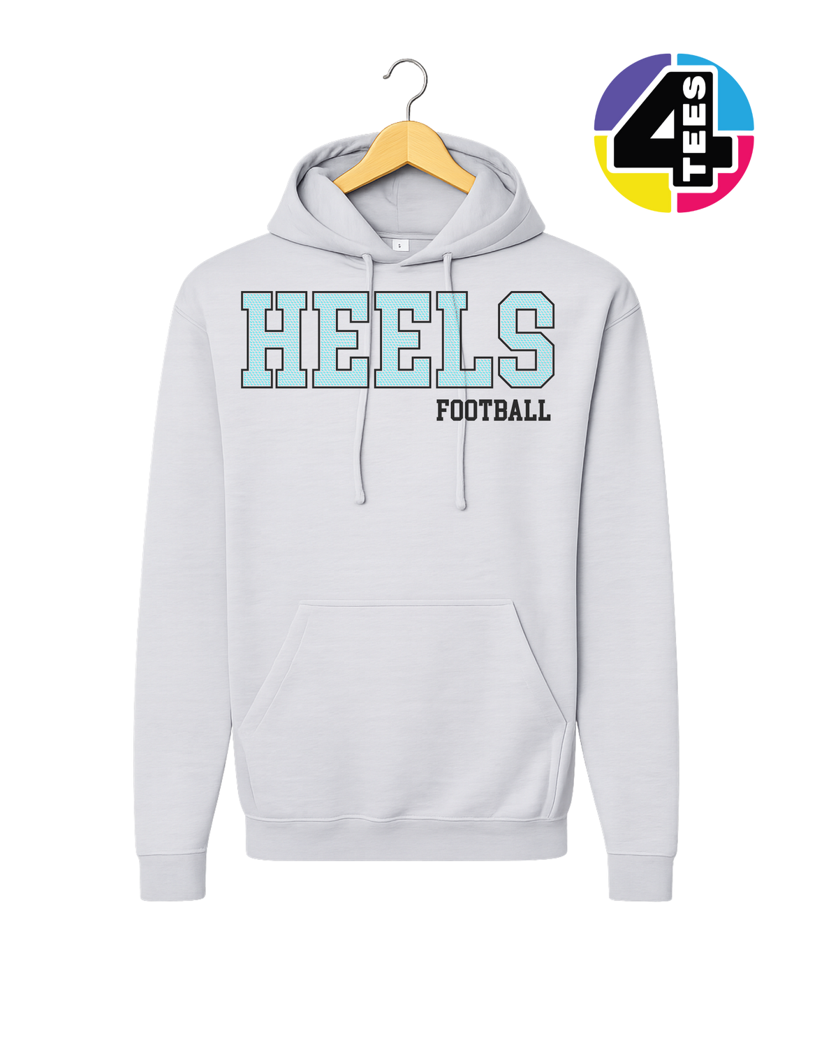 Heels Spangle Football Hoodie